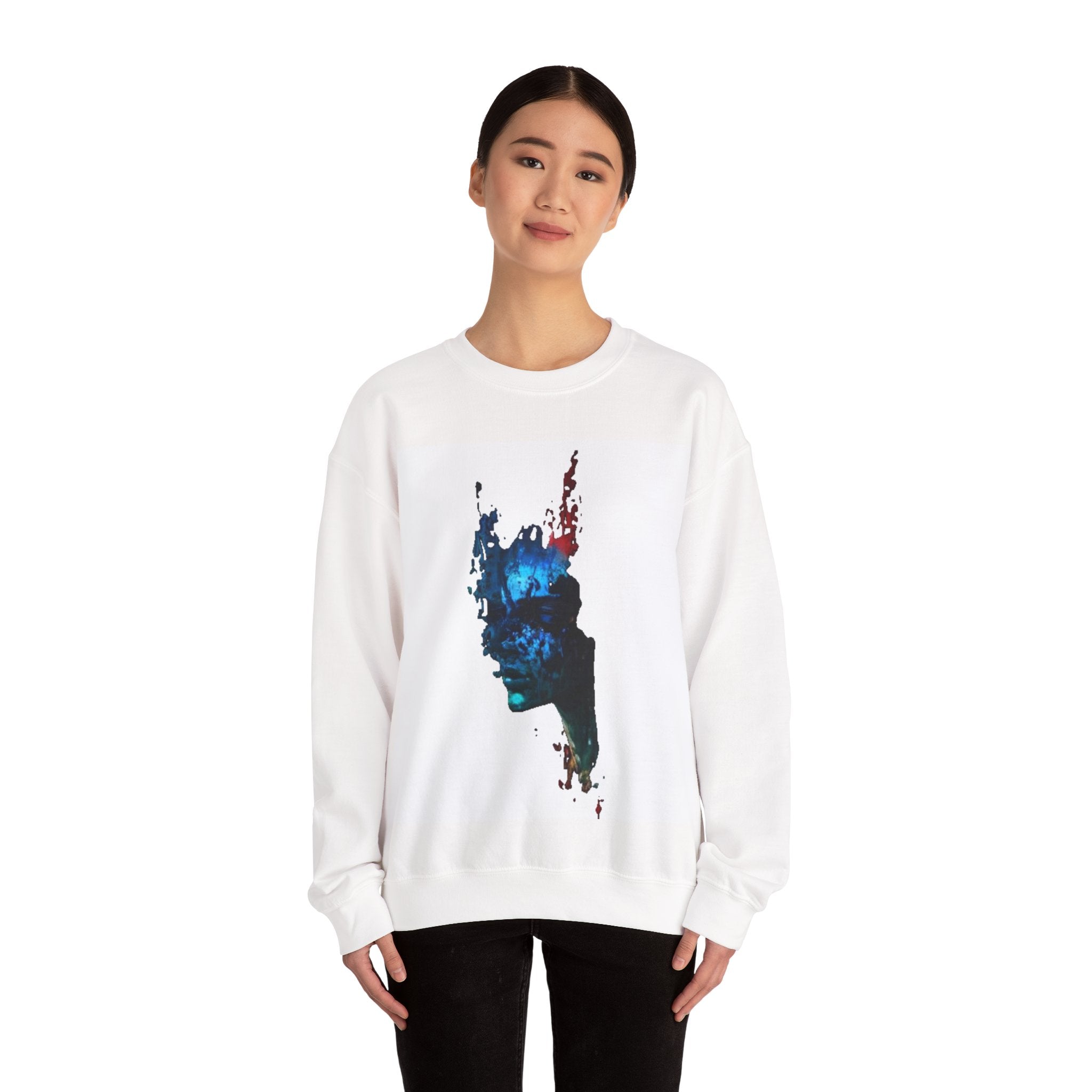 Artistic Unisex Crewneck Sweatshirt - Trendy Graphic Design - InervoX