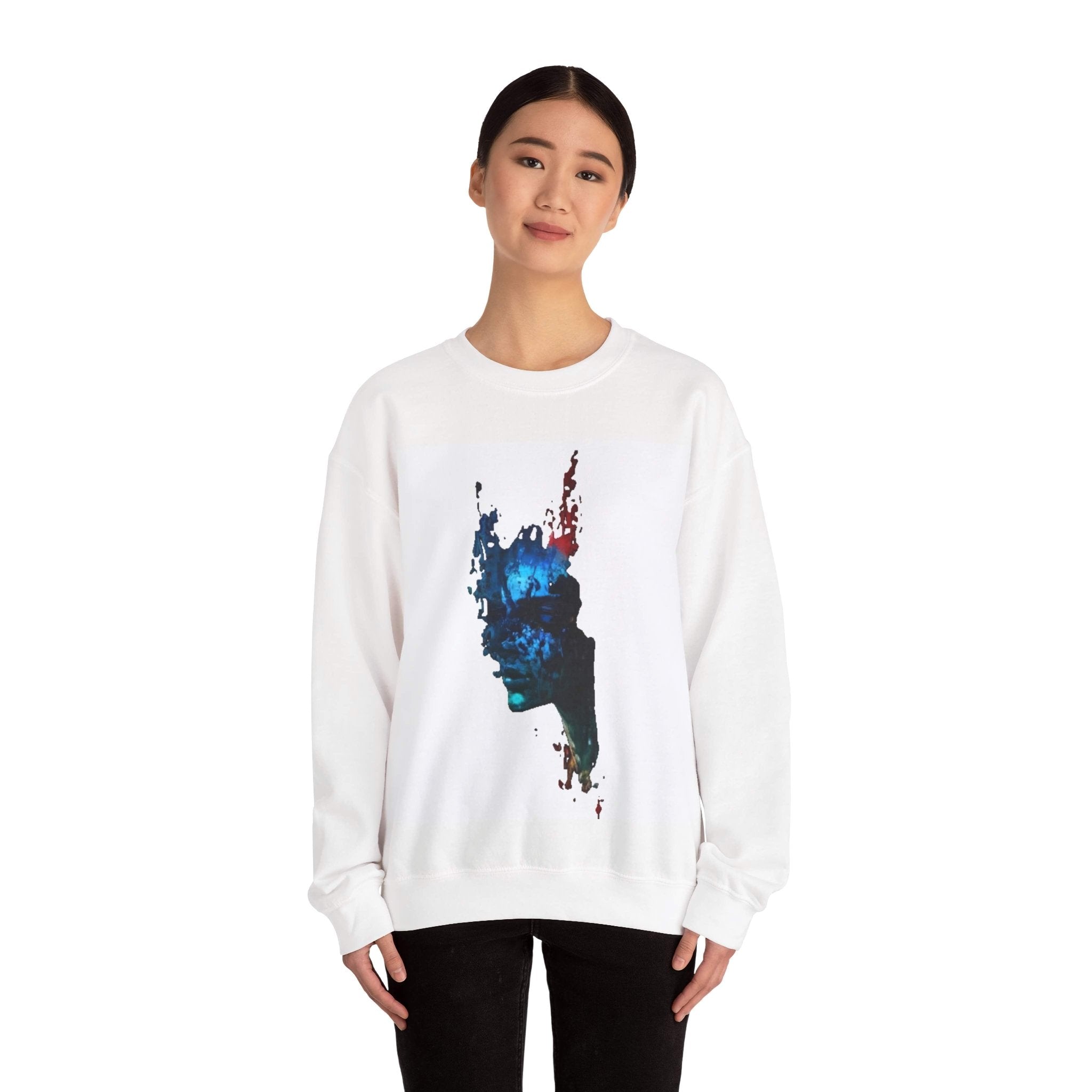 Artistic Unisex Crewneck Sweatshirt - Trendy Graphic Design - InervoX