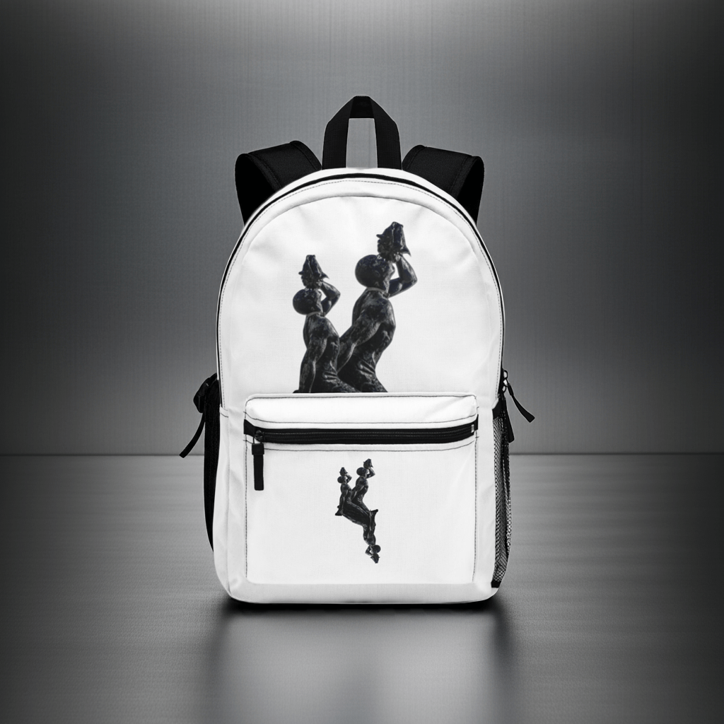 Backpack White - Neg Marron - InervoX