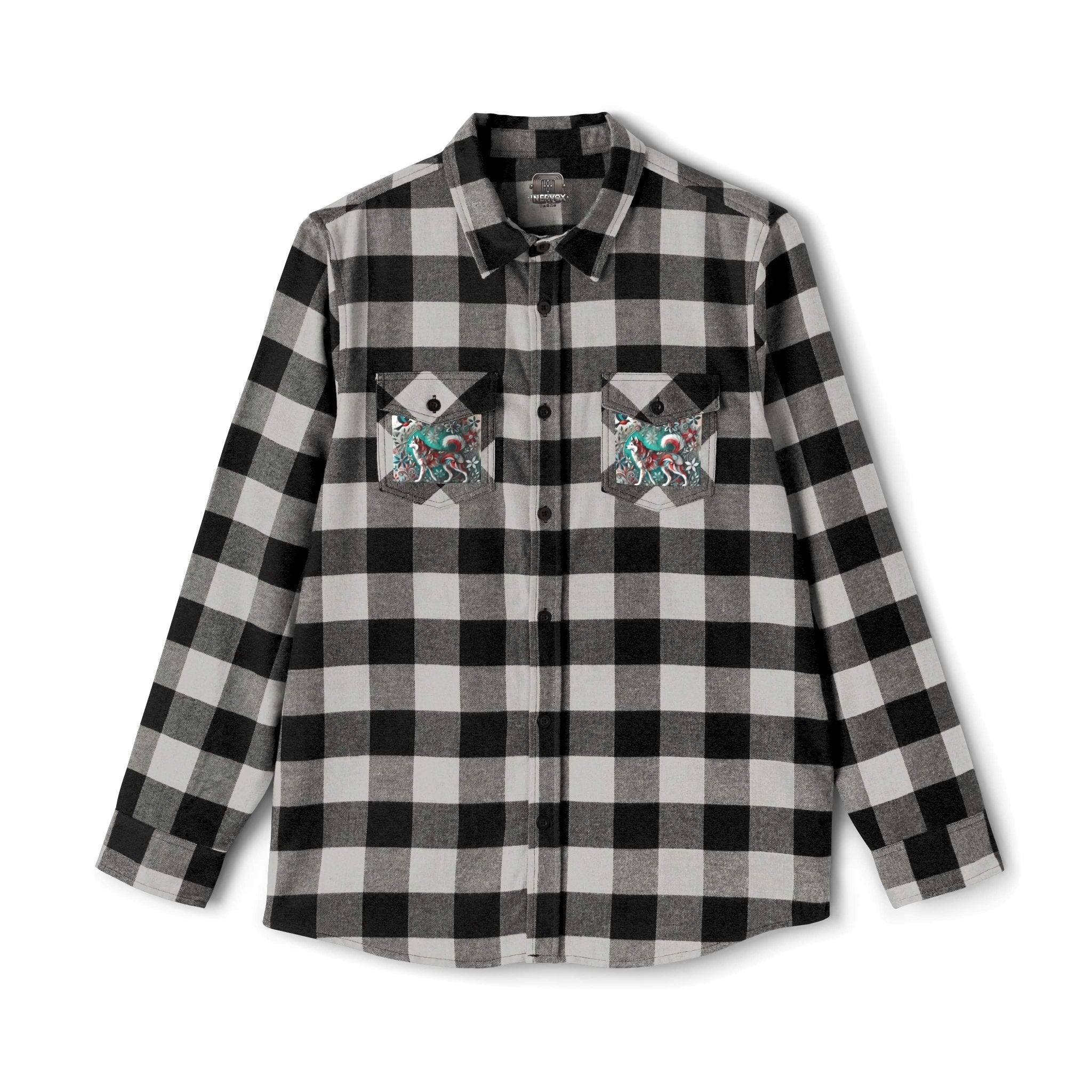 Bohemian Floral Flannel Shirt - Husky style - InervoX