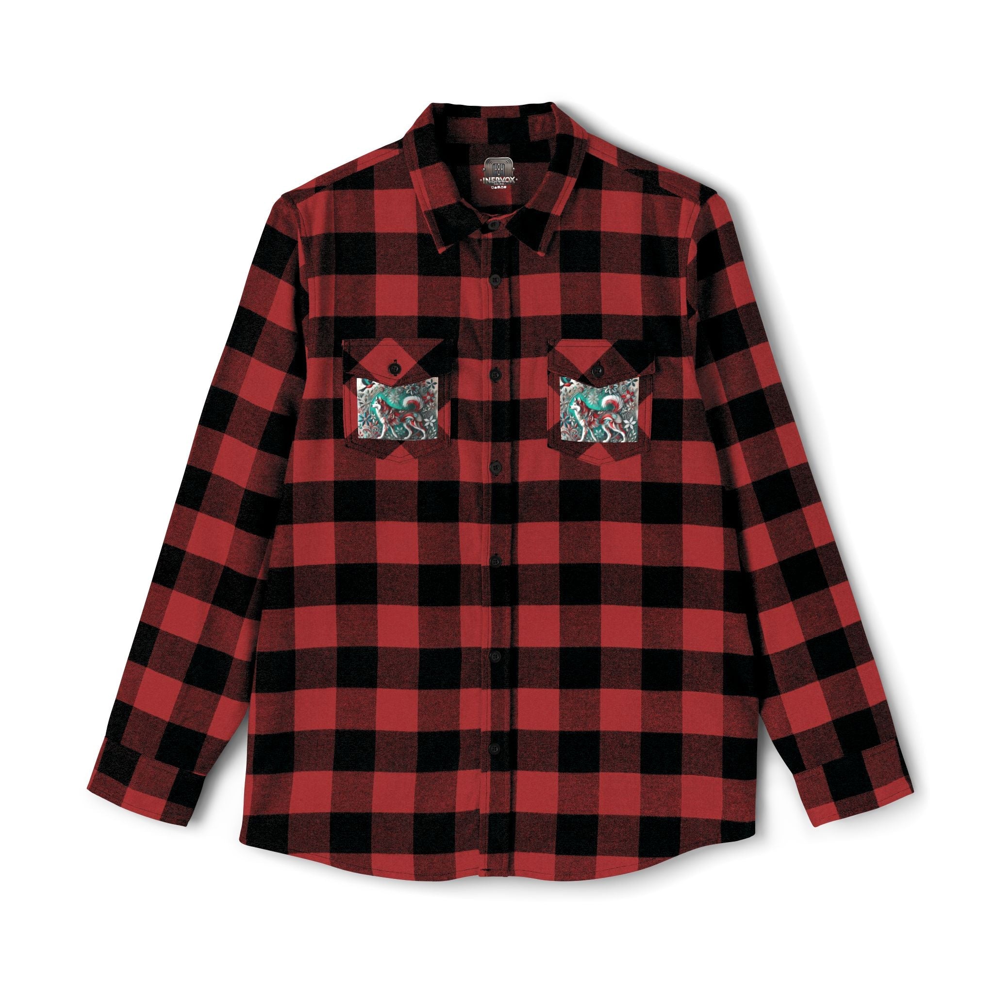 Bohemian Floral Flannel Shirt - Husky style - InervoX