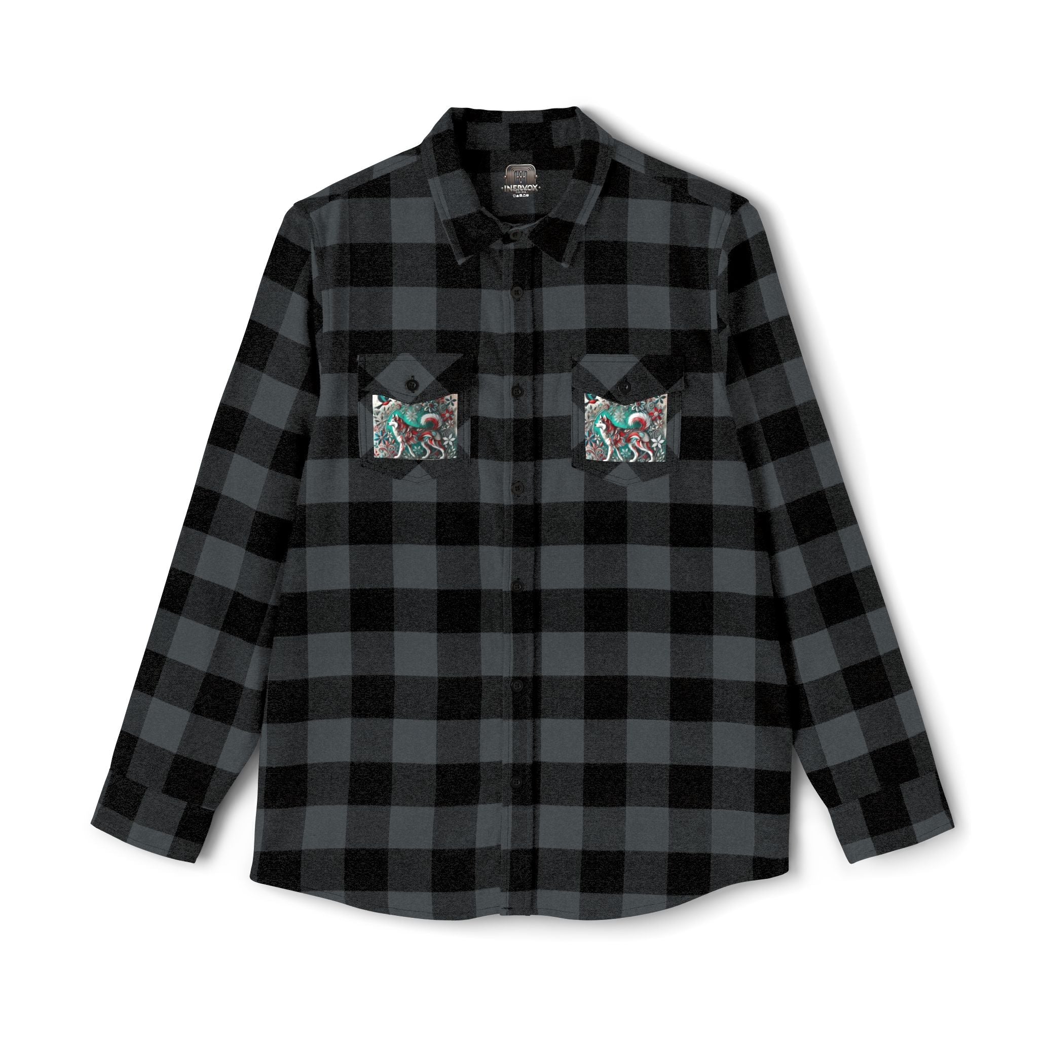 Bohemian Floral Flannel Shirt - Husky style - InervoX