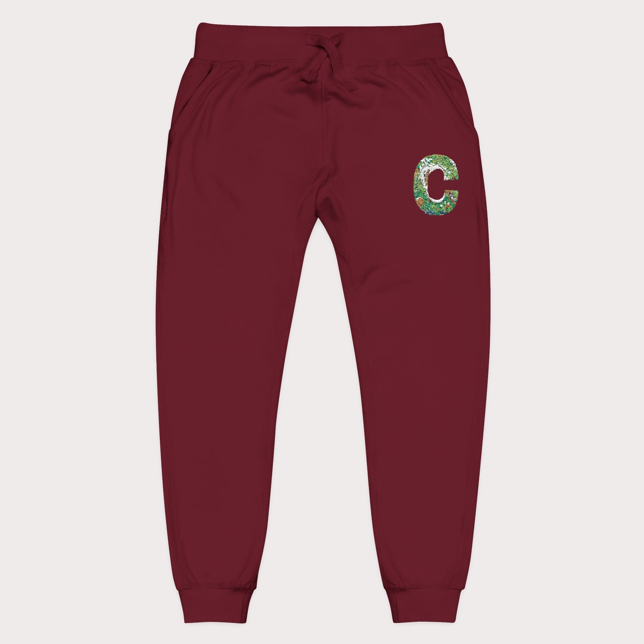 Cozy Embroidered Unisex Fleece Sweatpants - InervoX