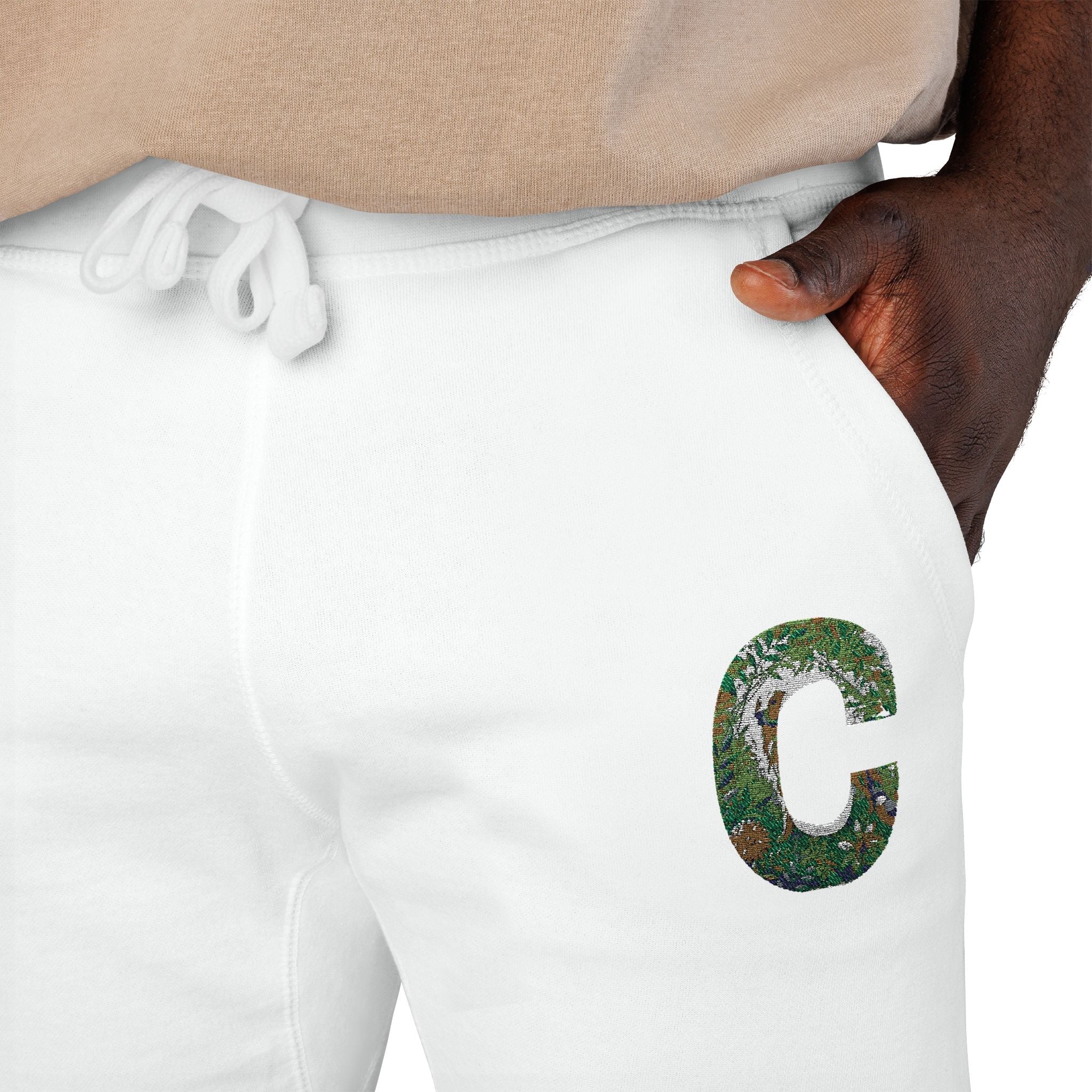 Cozy Embroidered Unisex Fleece Sweatpants - InervoX