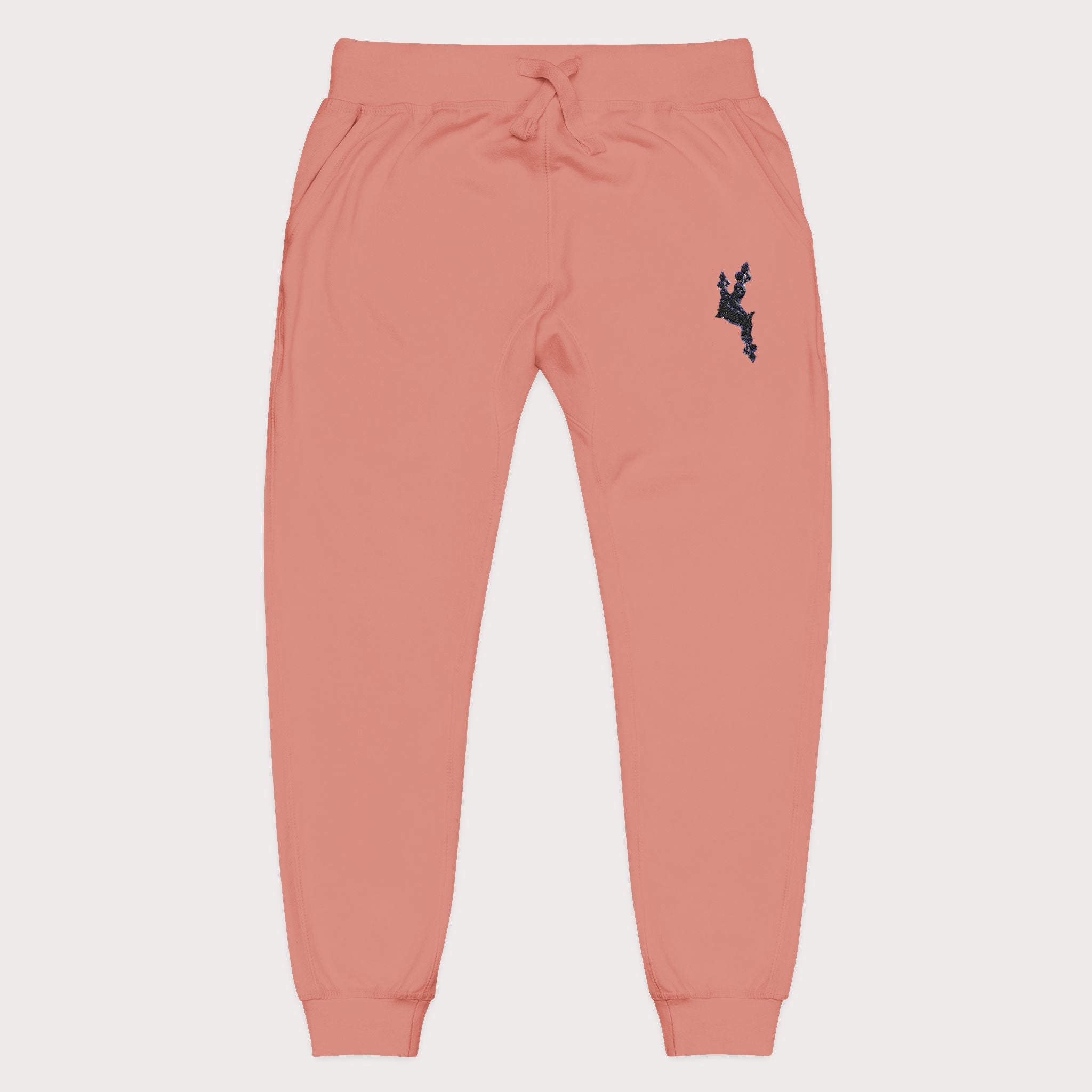 Cozy Embroidered Unisex Fleece Sweatpants - InervoX