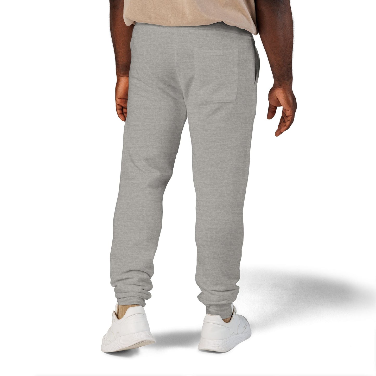Cozy Embroidered Unisex Fleece Sweatpants - Comfortable Loungewear, Gift for Her, Gift for Him, Athleisure, Casual Style - InervoX