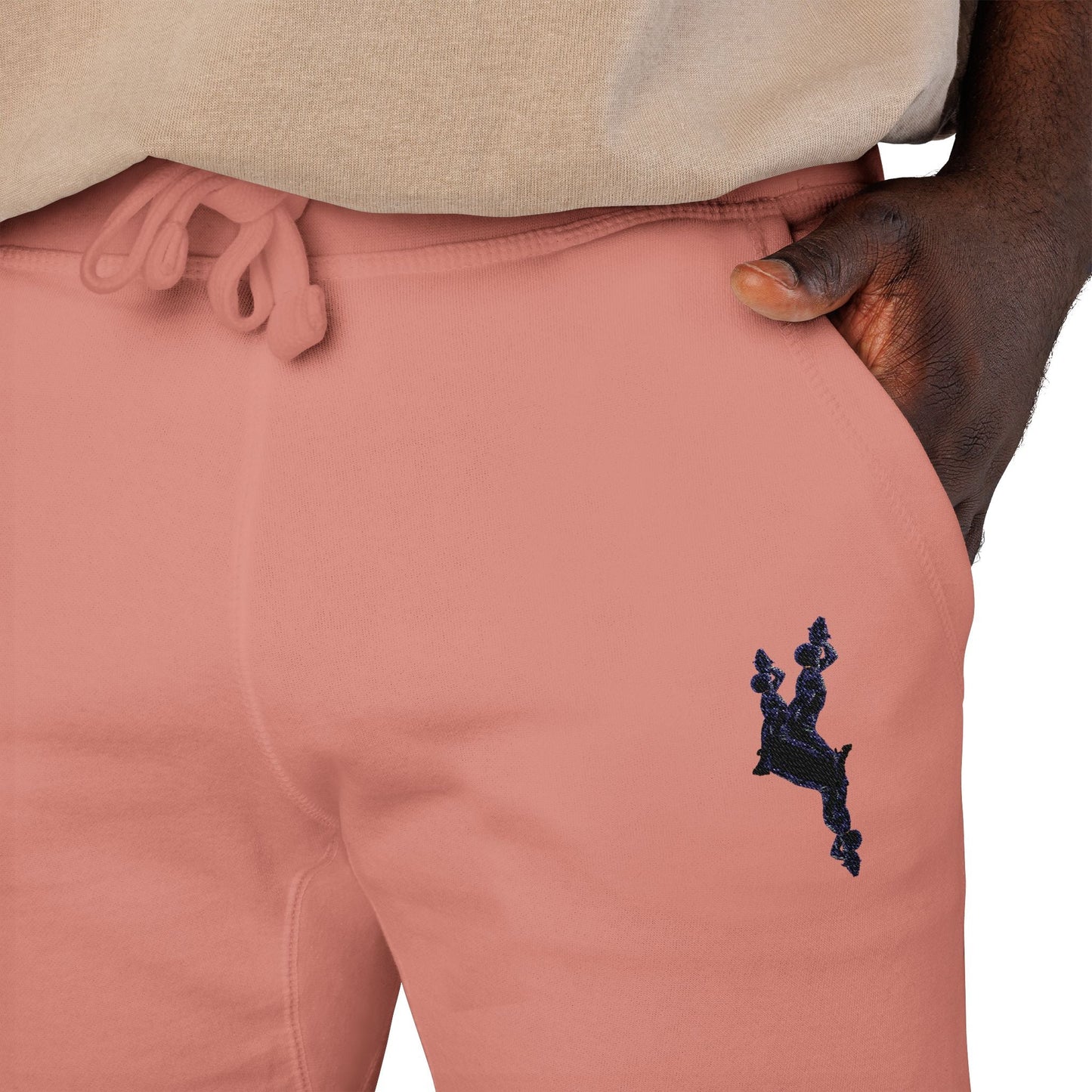 Cozy Embroidered Unisex Fleece Sweatpants - Comfortable Loungewear, Gift for Her, Gift for Him, Athleisure, Casual Style - InervoX