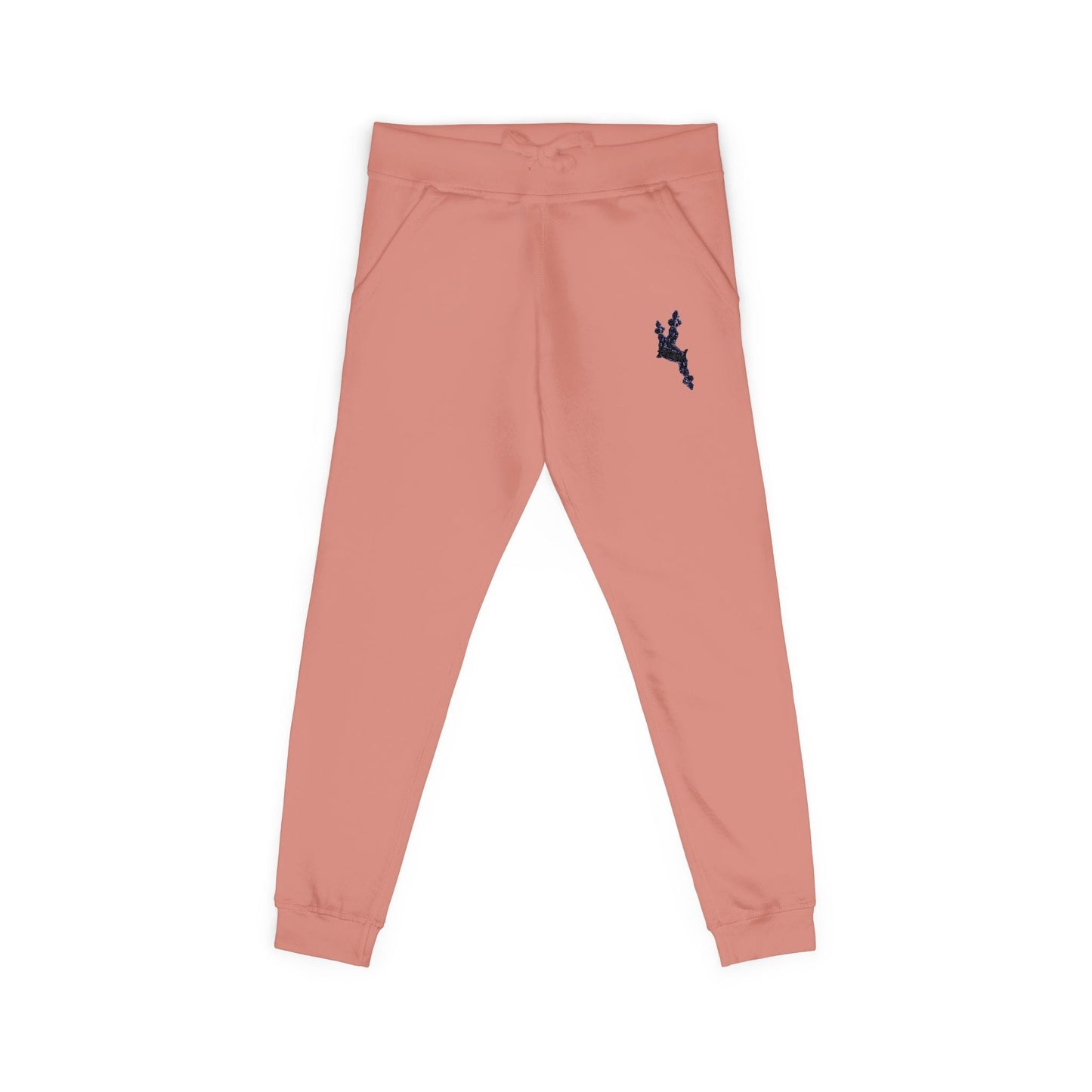 Cozy Embroidered Unisex Fleece Sweatpants - Comfortable Loungewear, Gift for Her, Gift for Him, Athleisure, Casual Style - InervoX
