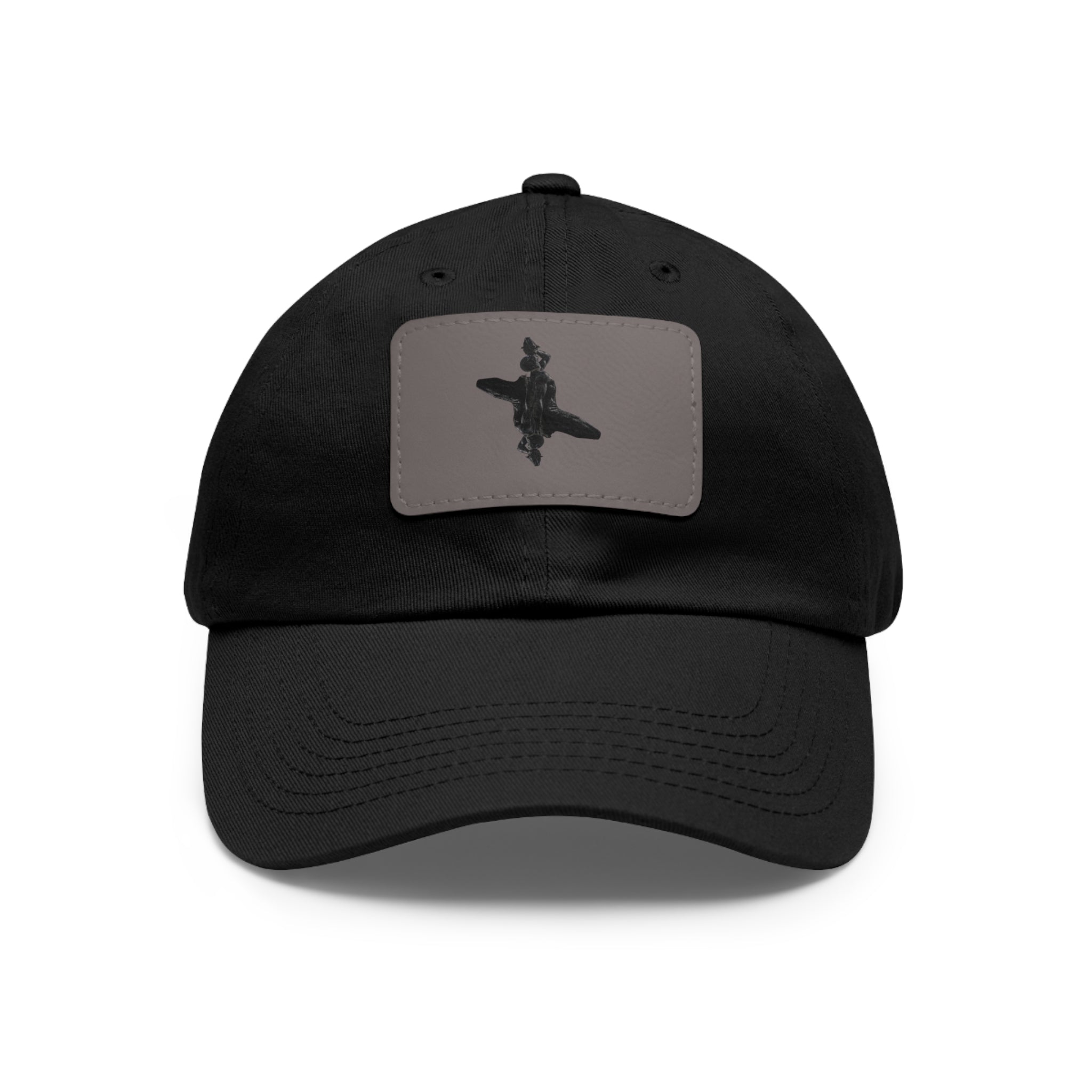 Dad Hat with Leather Patch (Rectangle) - InervoX