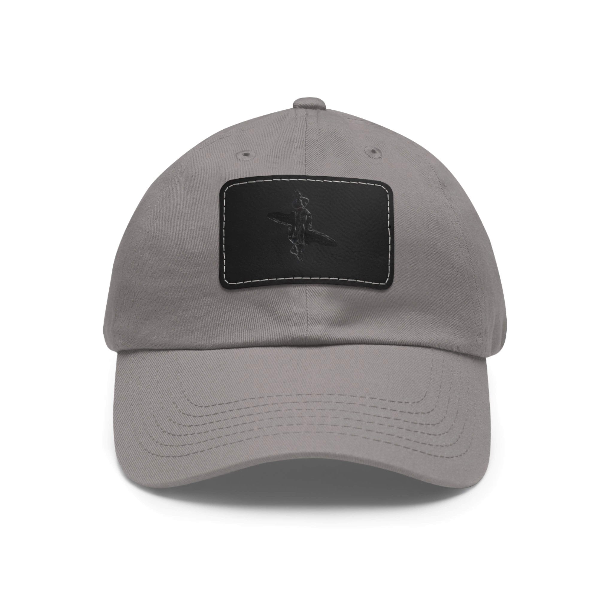 Dad Hat with Leather Patch (Rectangle) - InervoX