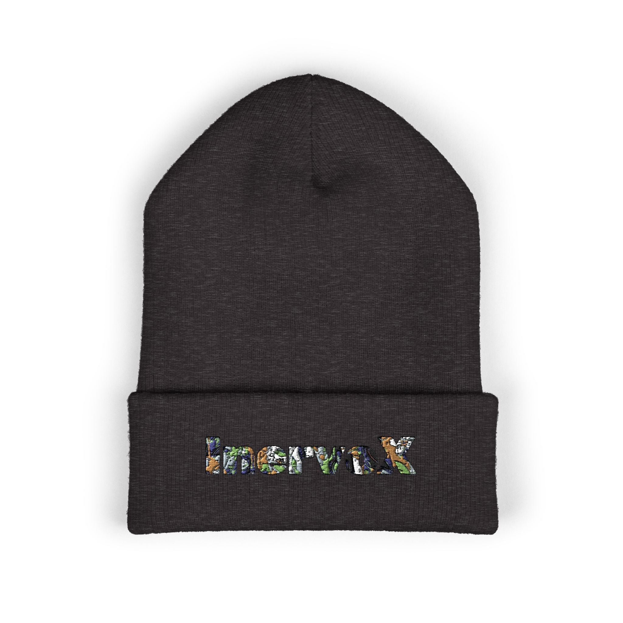 Embroidered Classic Cuffed Beanie - Stylish Warmth for All Seasons - InervoX