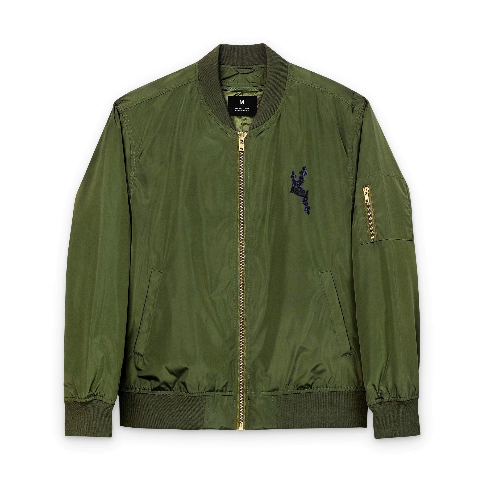 Ethically Made Embroidered Bomber Jacket | Sustainable & Stylish Unisex Outerwear - InervoX