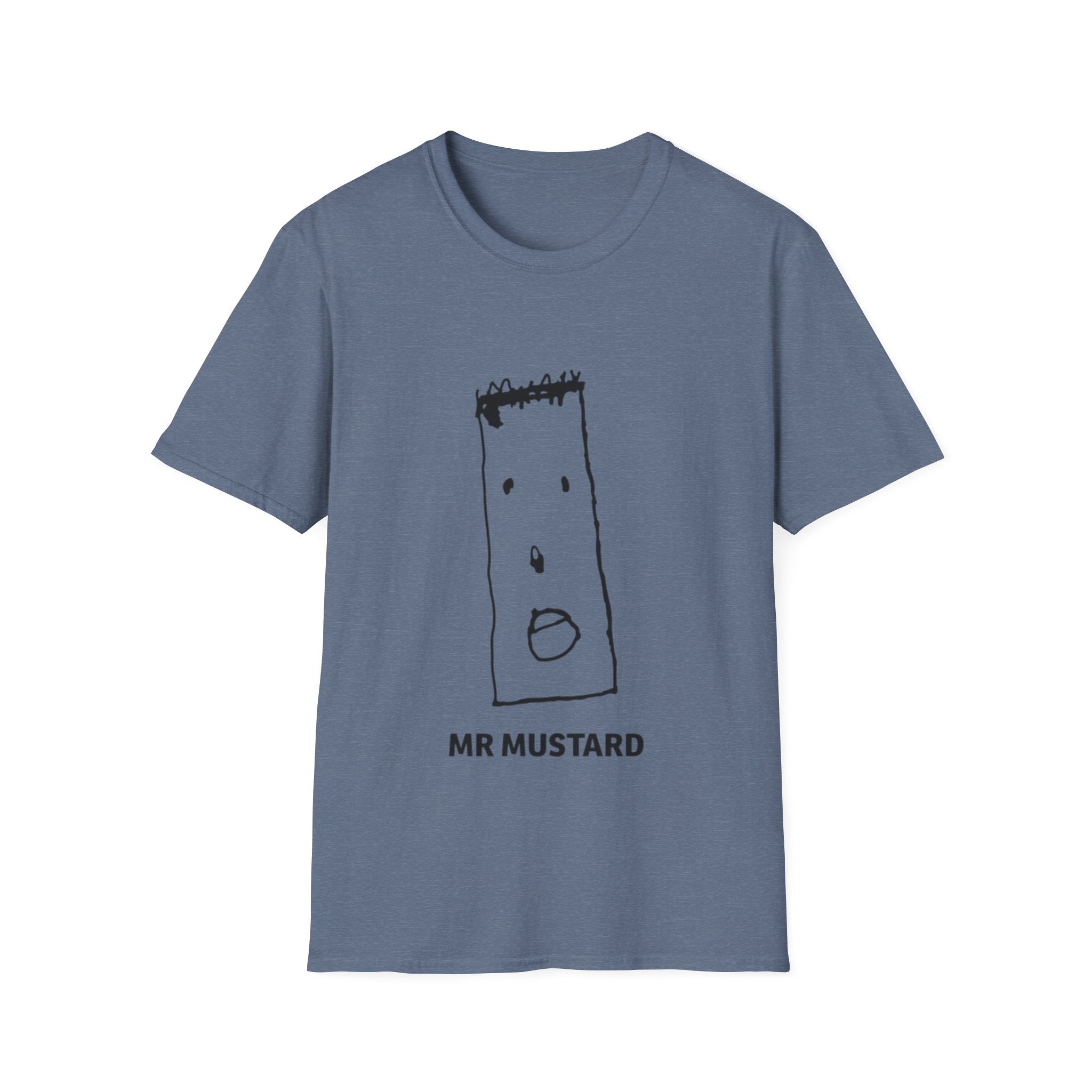 Funny Mr Mustard T-Shirt | Casual Graphic Tee - InervoX