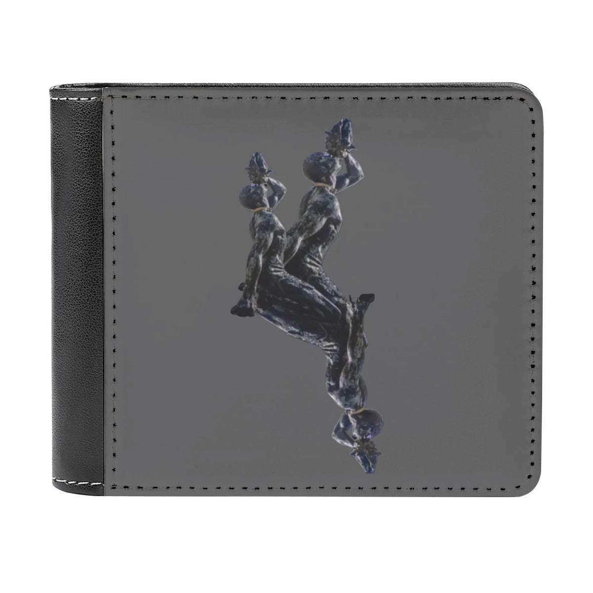 Leather Wallet Neg Marron Design V3 - InervoX
