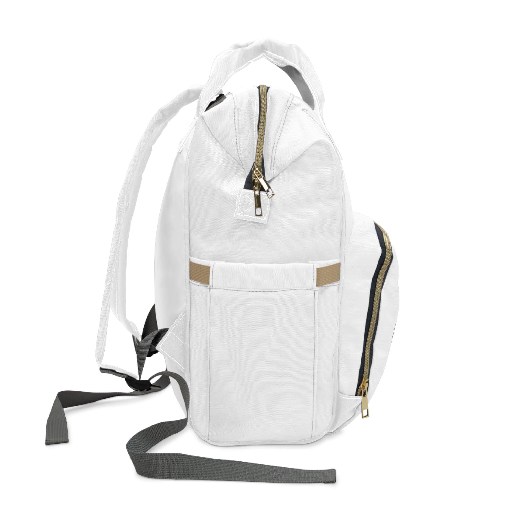 Multifunctional Diaper White Backpack- InervoX Edition Whirl - InervoX