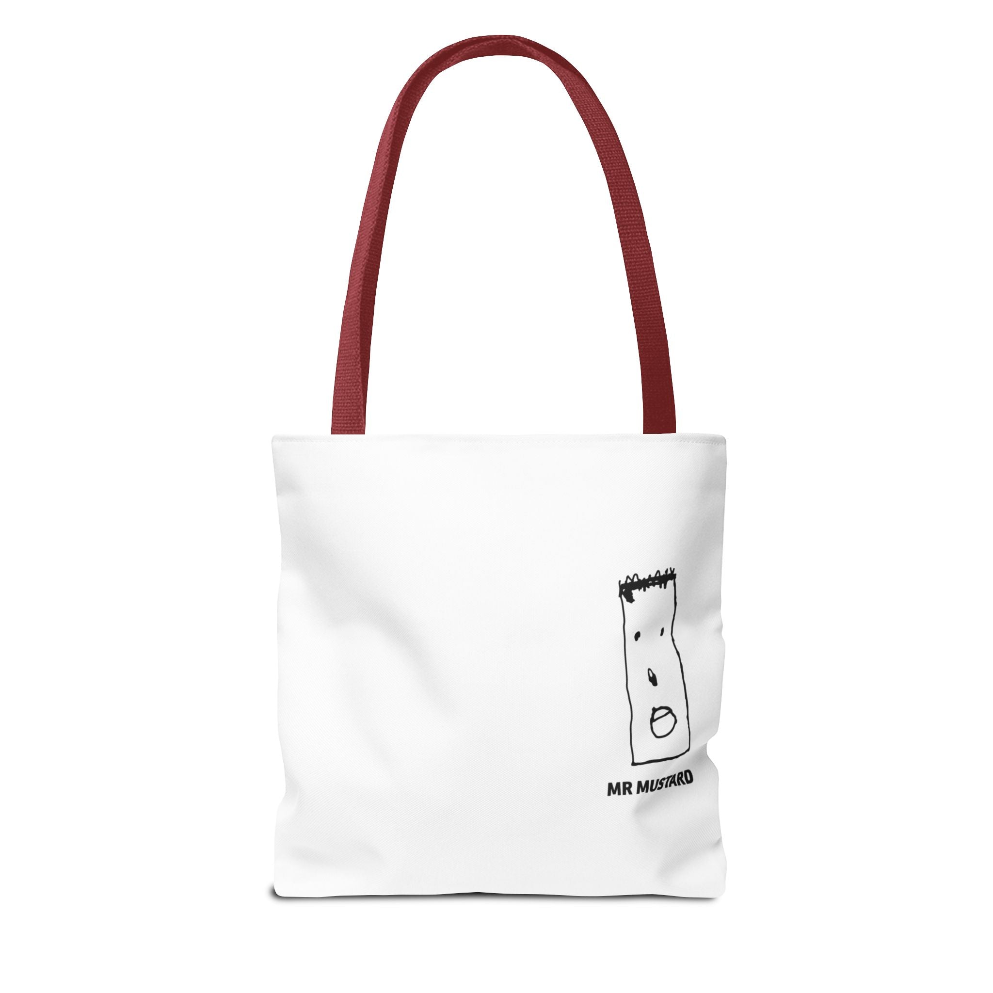 Mustard Graphic Tote Bag - InervoX