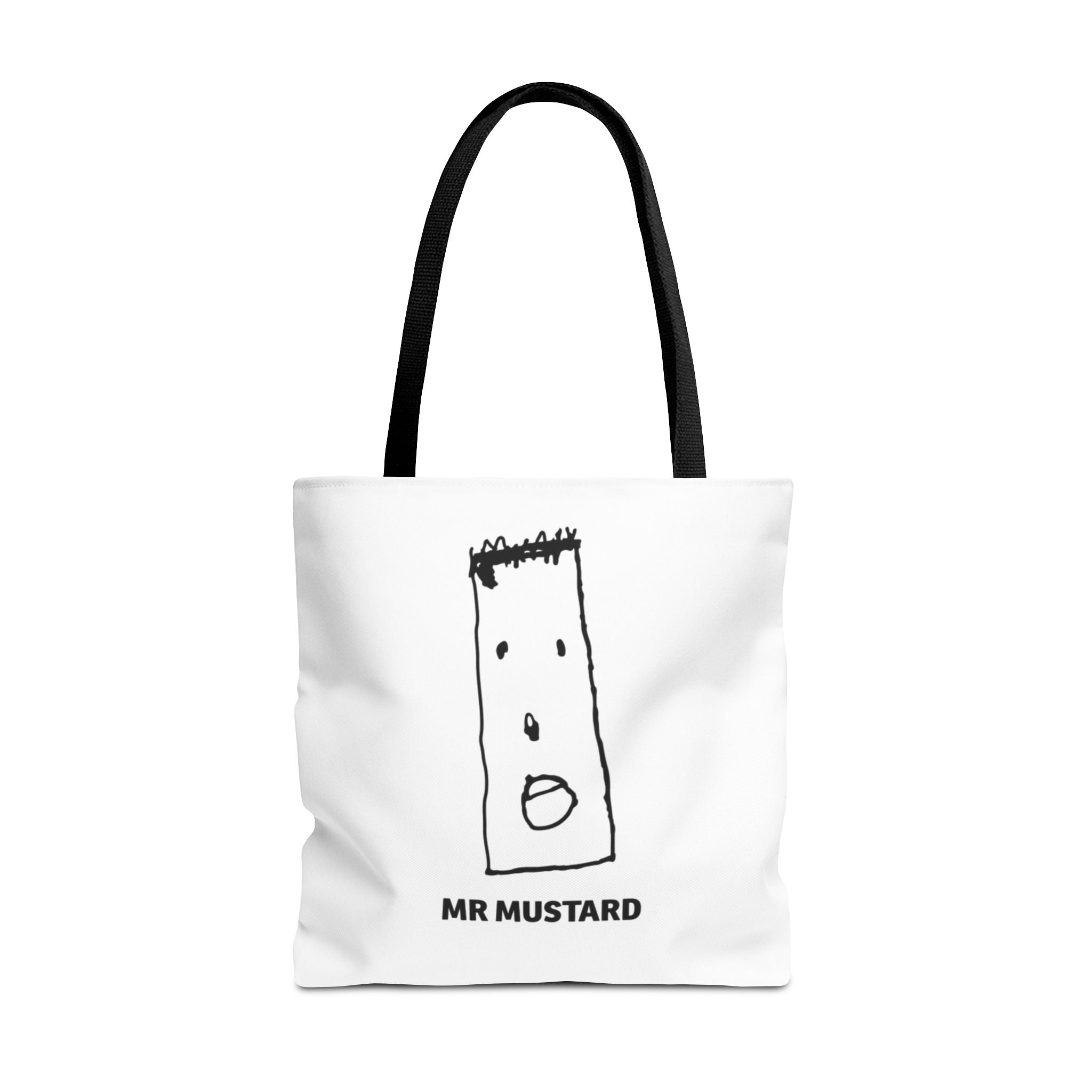 Mustard Graphic Tote Bag - InervoX