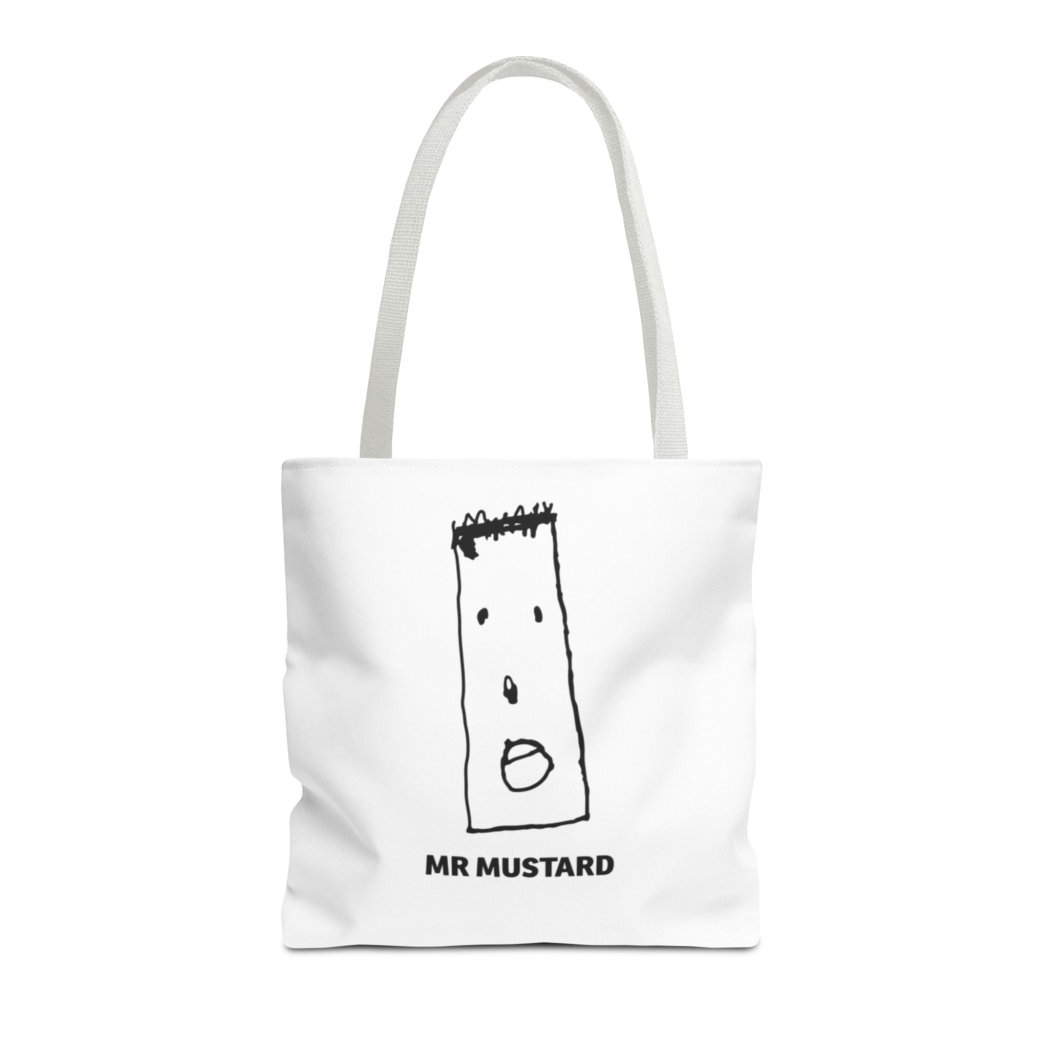 Mustard Graphic Tote Bag - InervoX