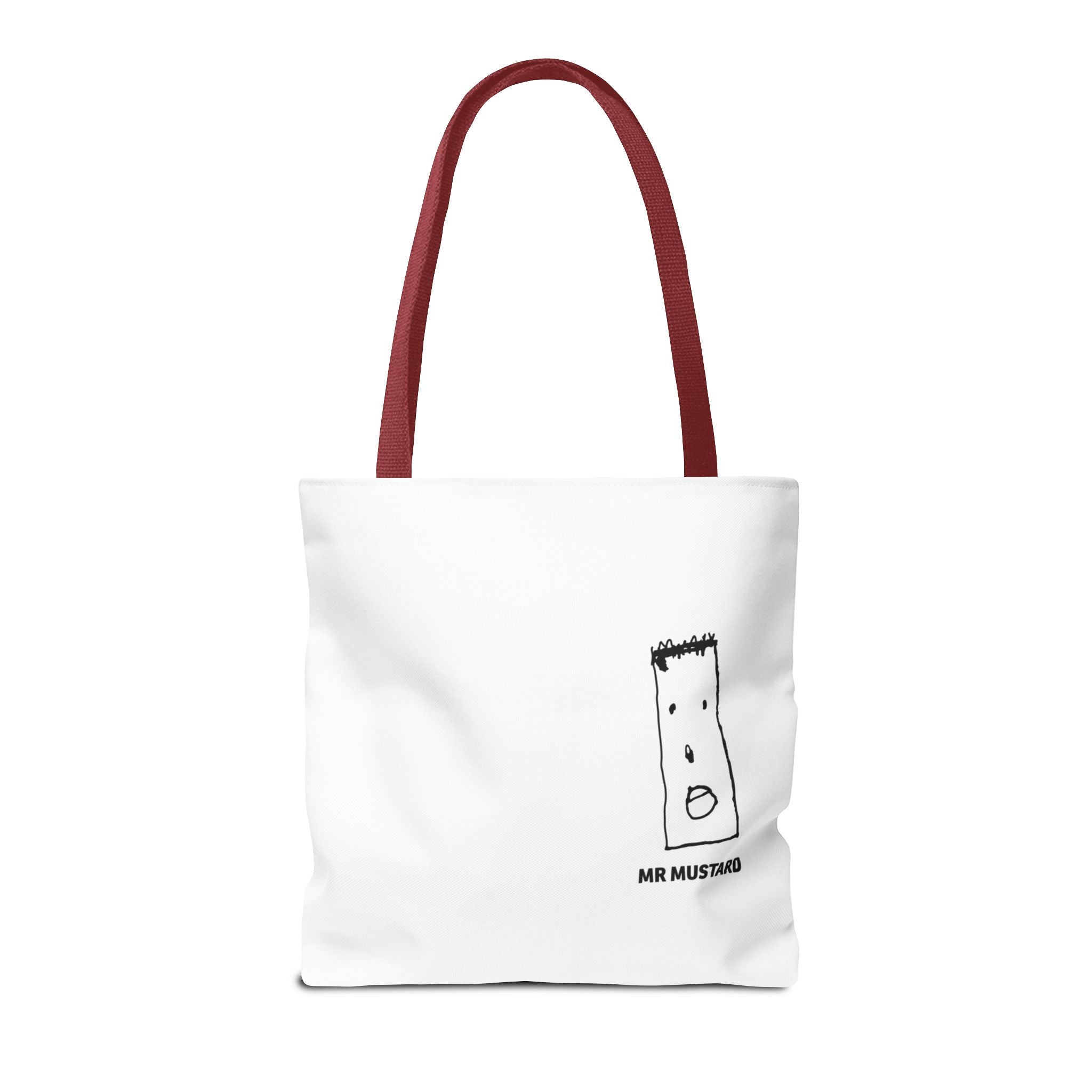 Mustard Graphic Tote Bag - InervoX