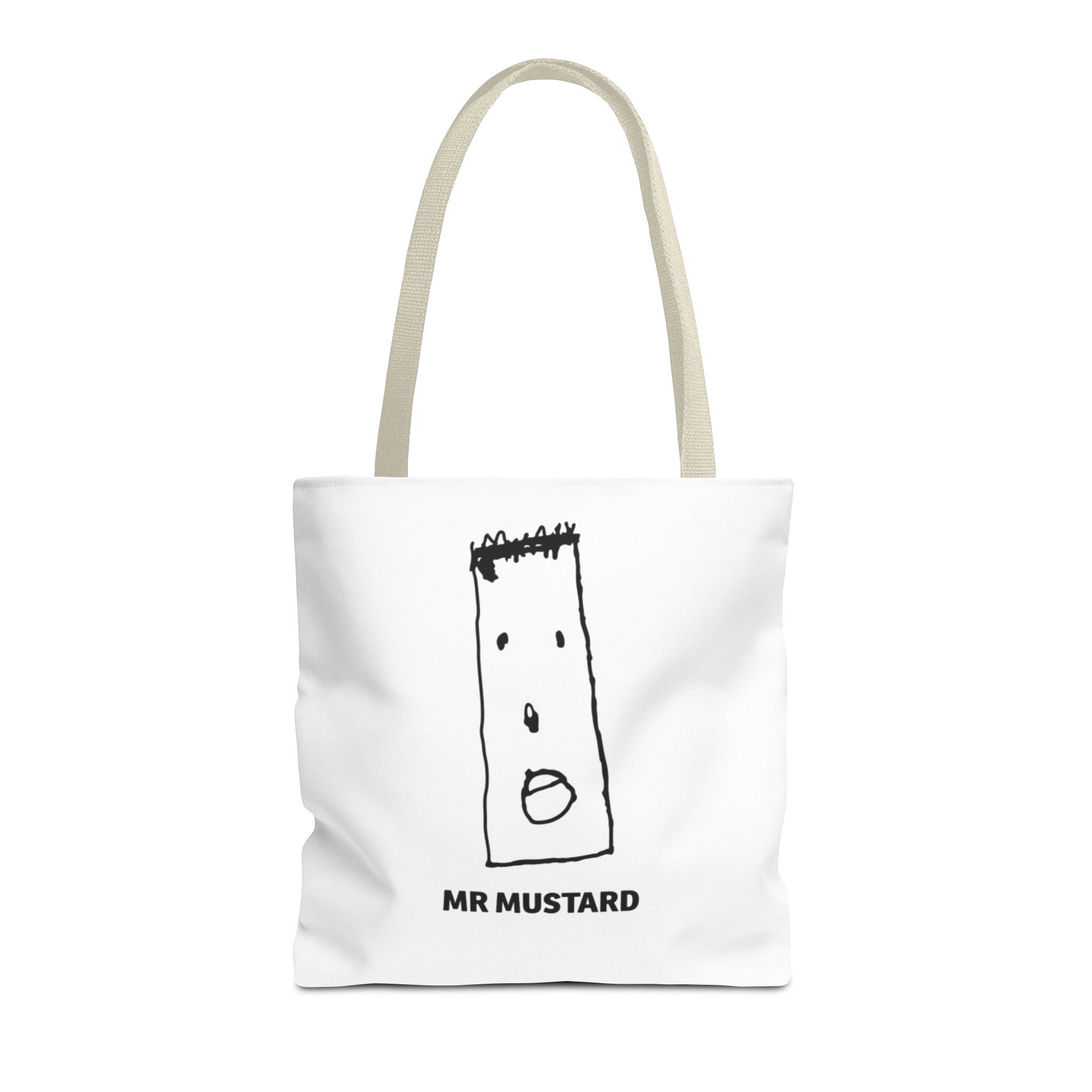 Mustard Graphic Tote Bag - InervoX