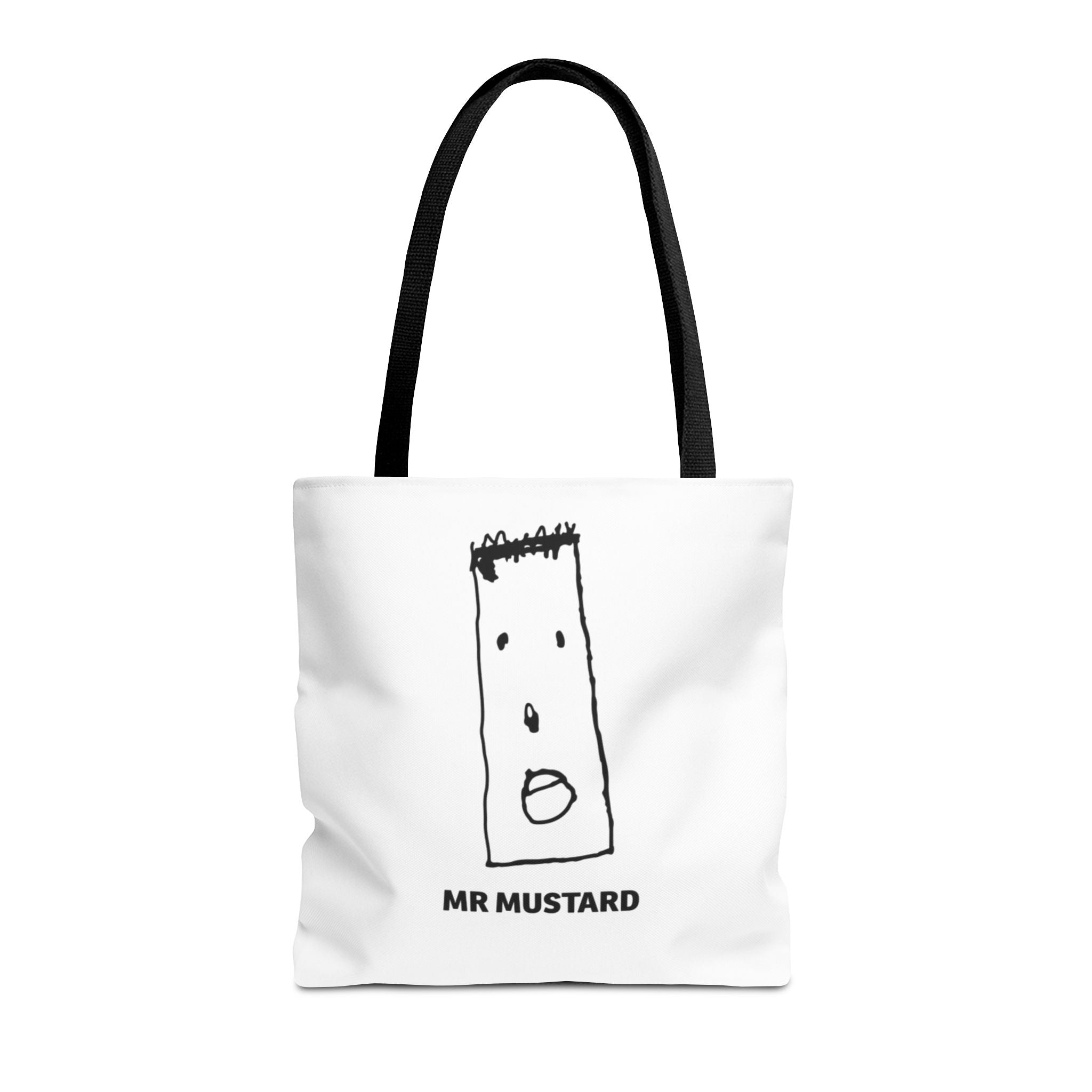 Mustard Graphic Tote Bag - InervoX