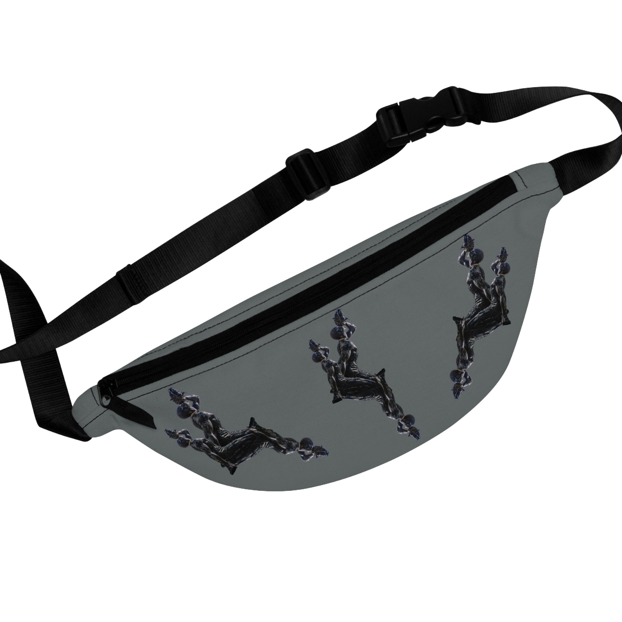 Stylish Graphic Fanny Pack – InervoX Edition Neg Marron Perfect for Festivals & Everyday Use - InervoX