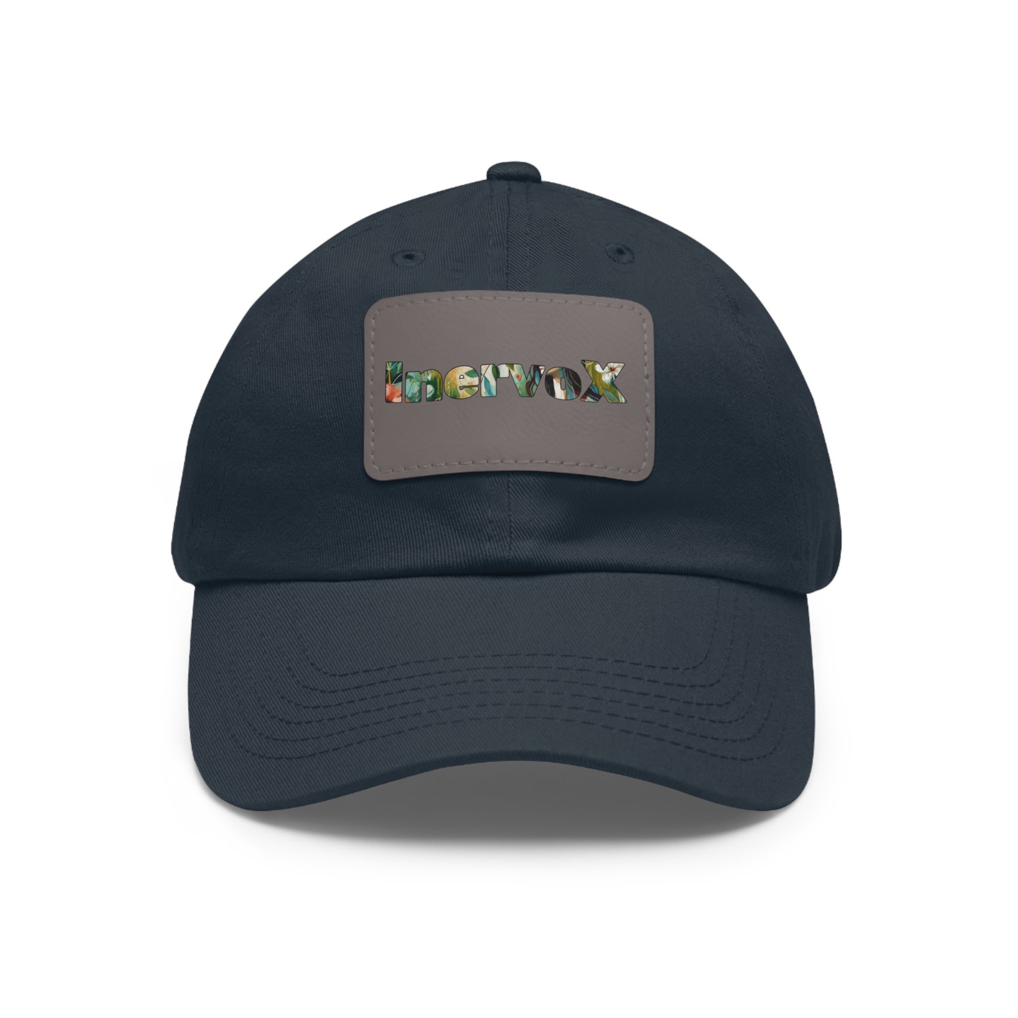 Trendy Dad Hat with Leather Patch - InervoX Edition Vision - Casual Style for Outdoor Adventures - InervoX