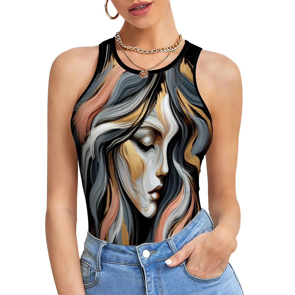 Womens Tank Tops Inervox Thought - InervoX