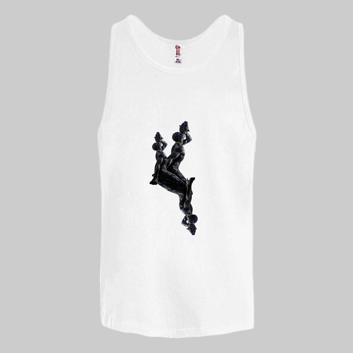 ZUNI Men's Cotton Tank Top - InervoX Edition 1 Neg Marron Inspiration - The Unheard voice - InervoX