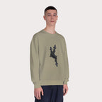 Crewneck Sweatshirt - Unisex Design InervoX Neg marron