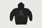Dark gray hoodie with 'Chop Shop Pub & Grub' graphic on the back