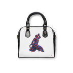 Artistic Shoulder Handbag -  Red & Blue Neg Mawon The Calling