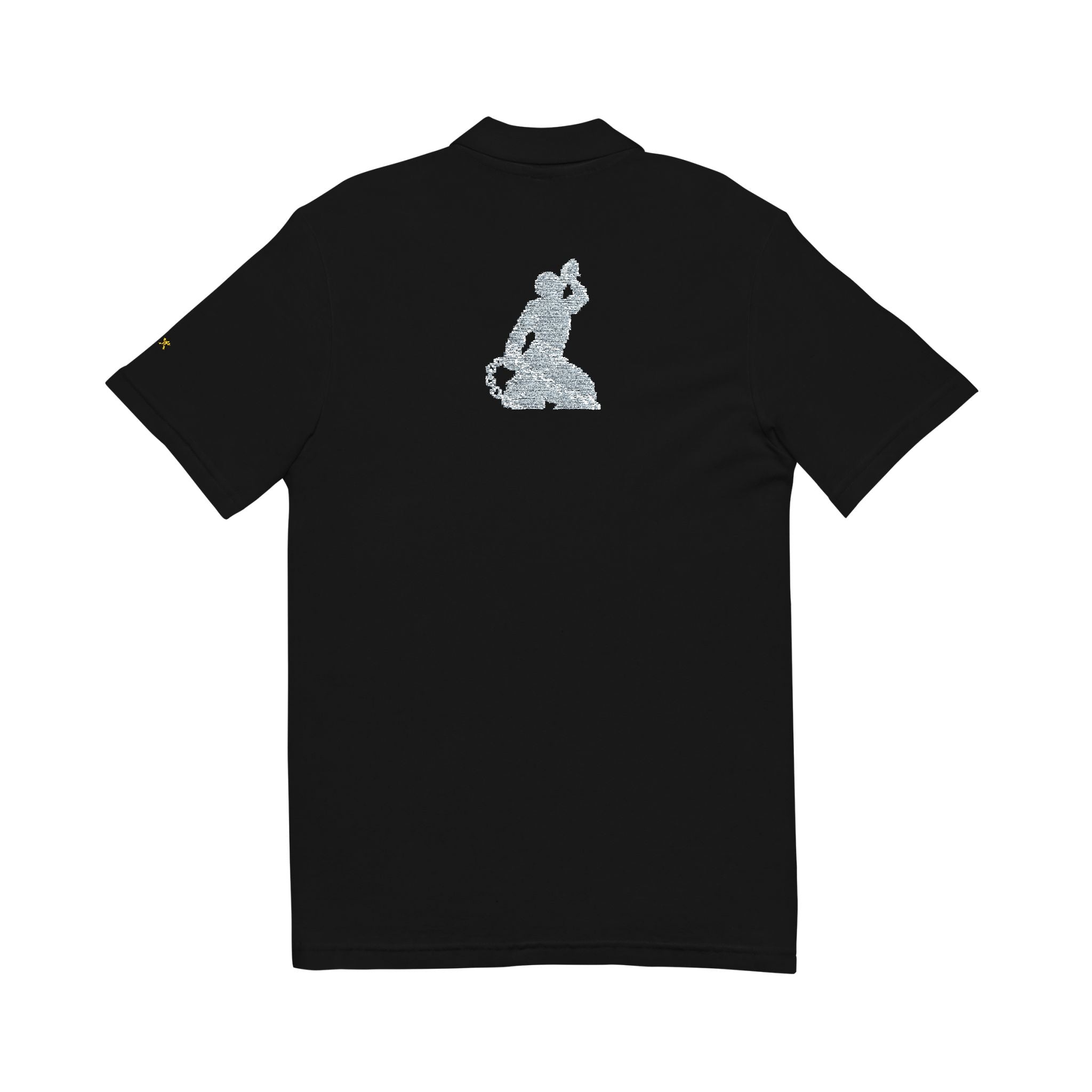 Embroidered Floral Bunny Polo Shirt