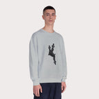 Crewneck Sweatshirt - Unisex Design InervoX Neg marron
