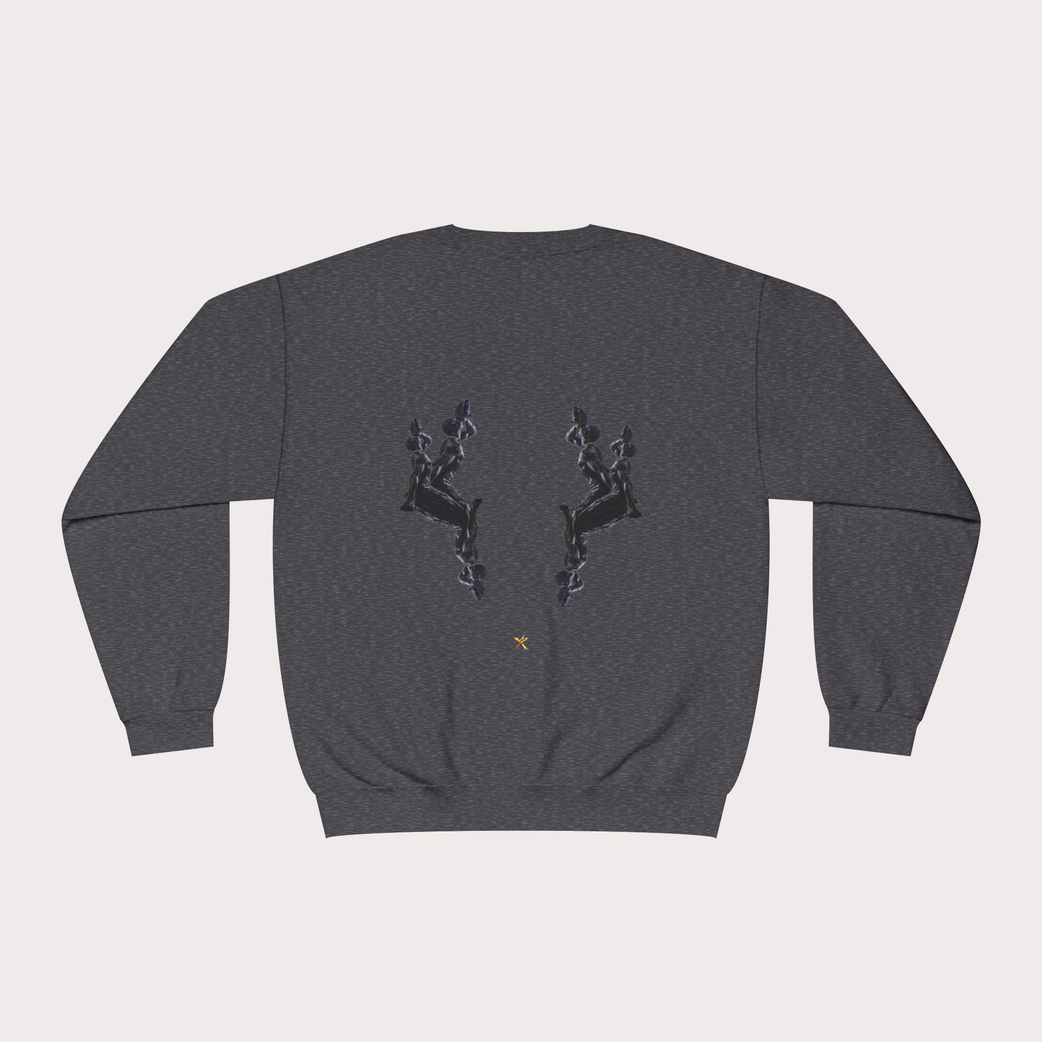 Crewneck Sweatshirt - Unisex Design InervoX Neg marron