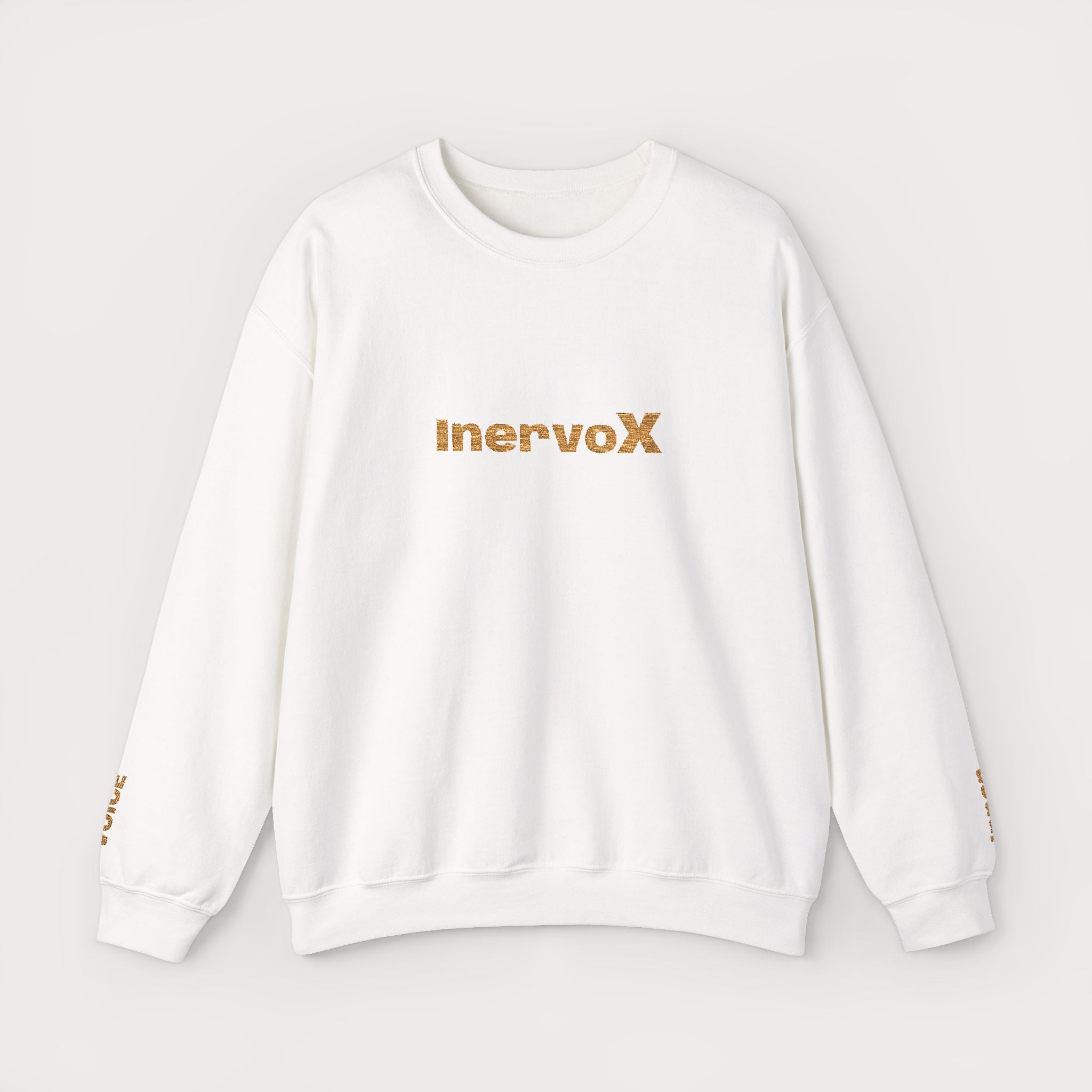InervoX Crewneck Sweatshirt - White Pullover