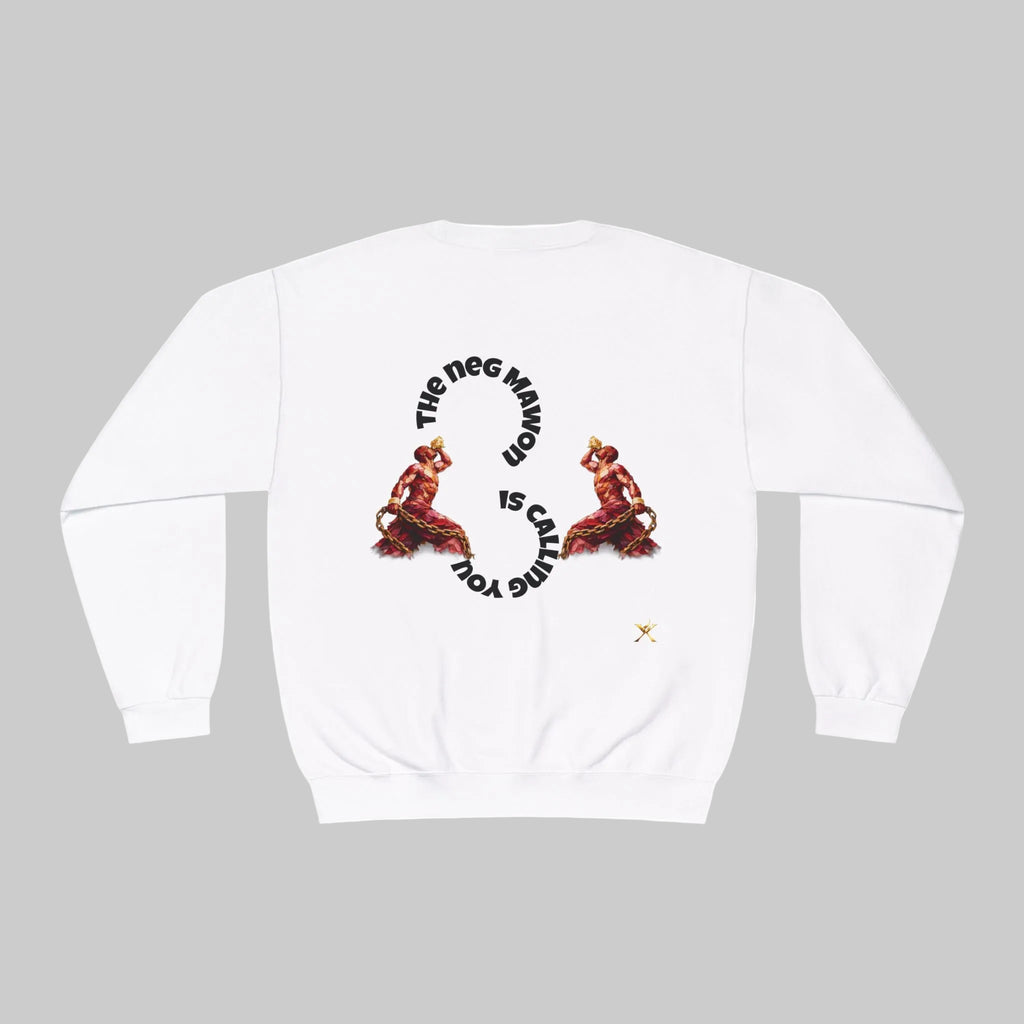 Crewneck Sweatshirt - Unisex- Red & Gold Neg marron The Calling