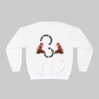 Crewneck Sweatshirt - Unisex- Red & Gold Neg marron The Calling