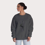 Crewneck Sweatshirt - Unisex Design InervoX Neg marron
