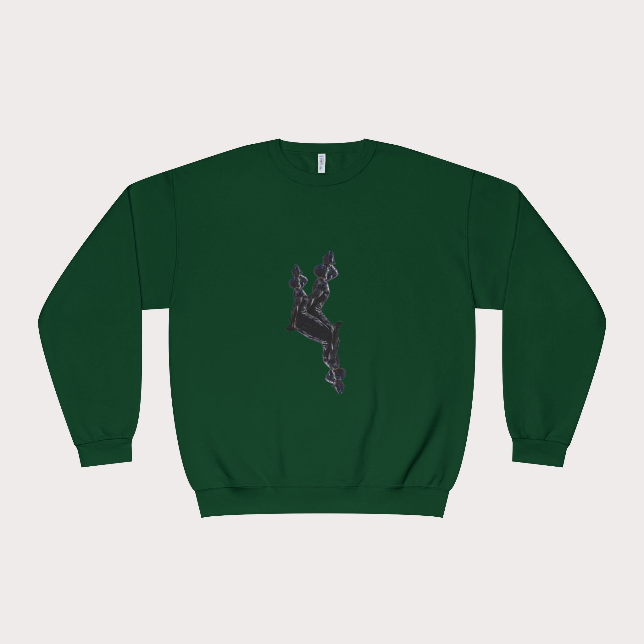 Crewneck Sweatshirt - Unisex Design InervoX Neg marron