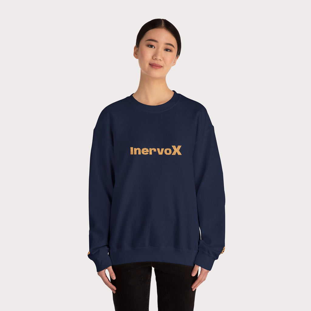 InervoX Crewneck Sweatshirt - White Pullover
