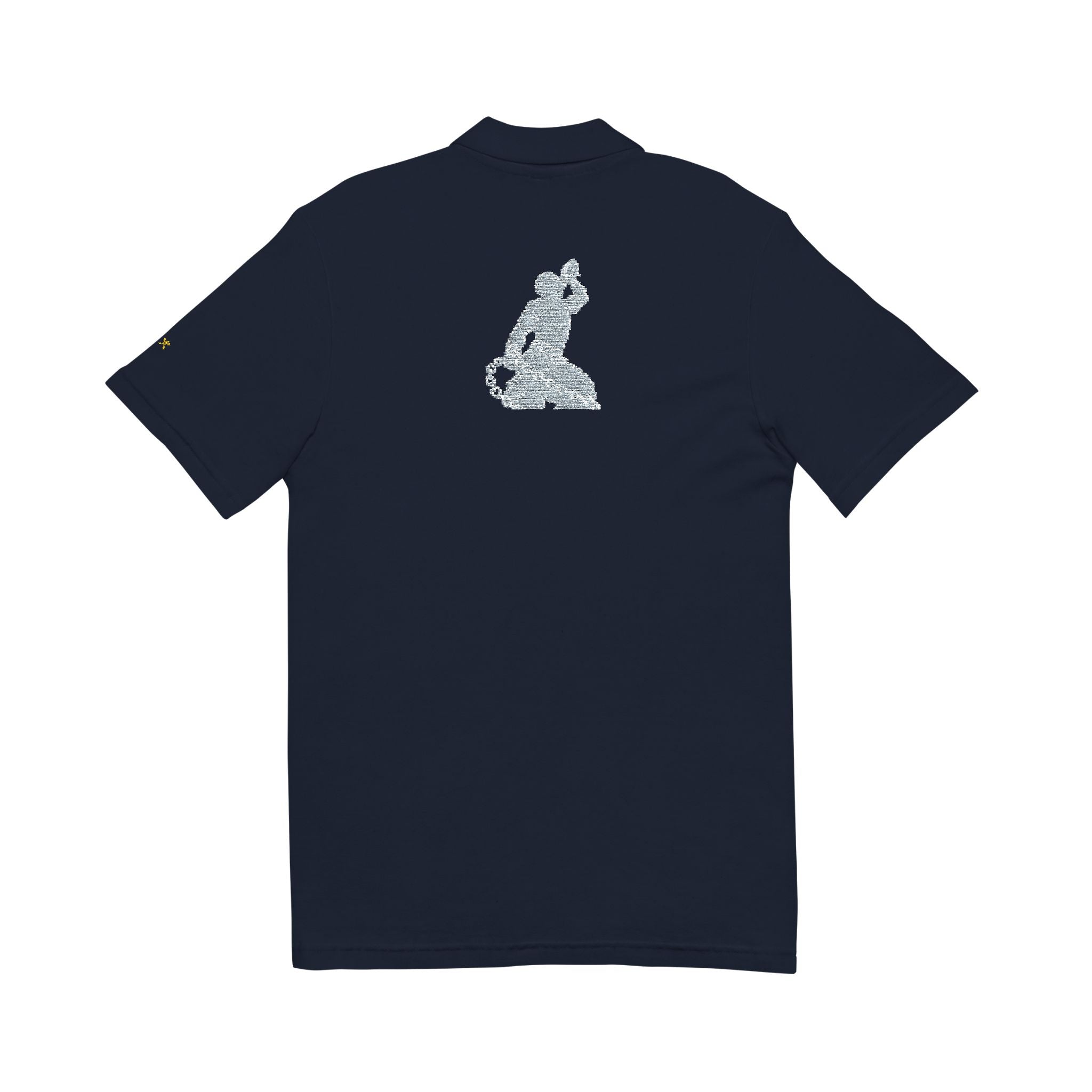 Embroidered Floral Bunny Polo Shirt