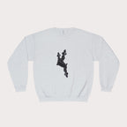 Crewneck Sweatshirt - Unisex Design InervoX Neg marron