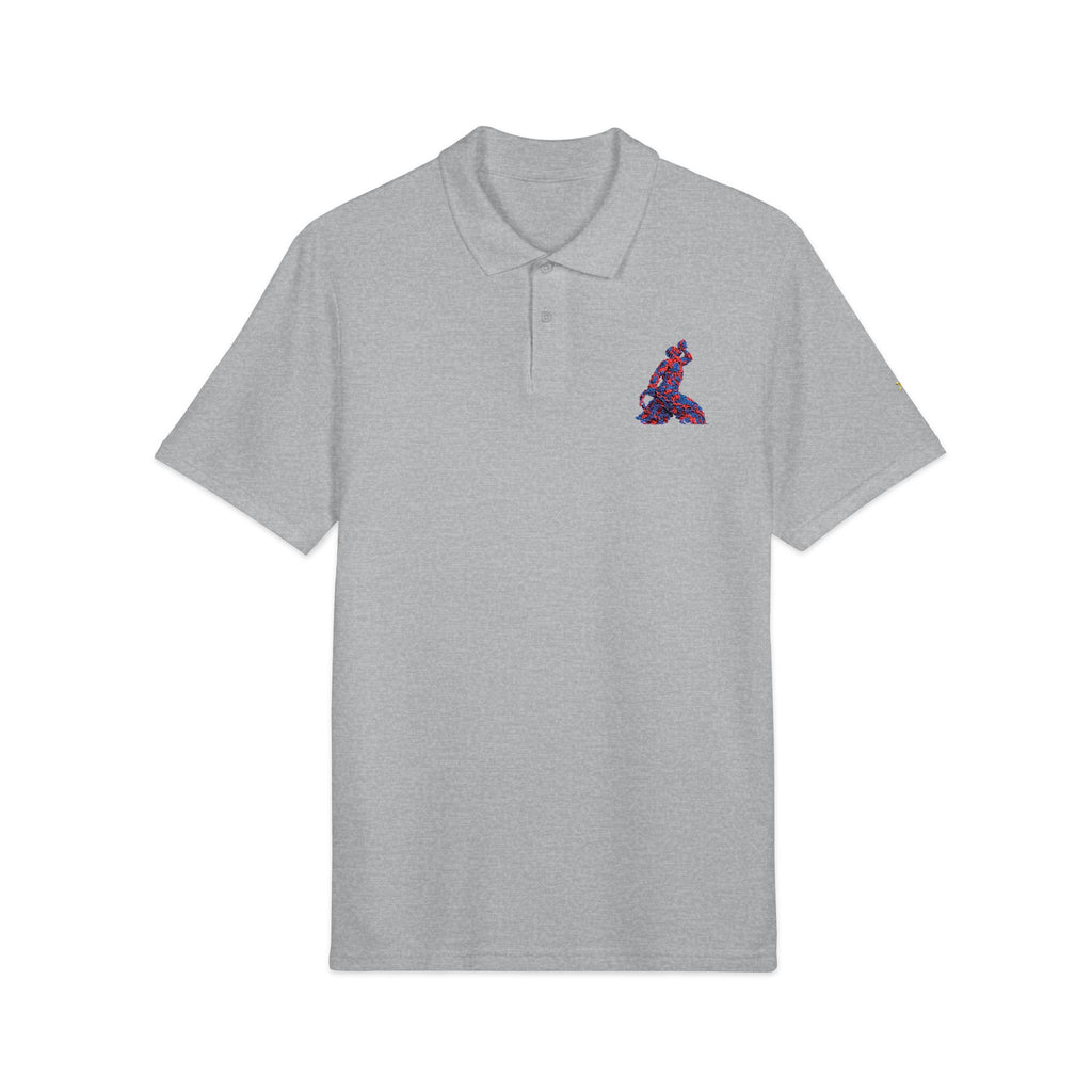 Embroidered Floral Bunny Polo Shirt