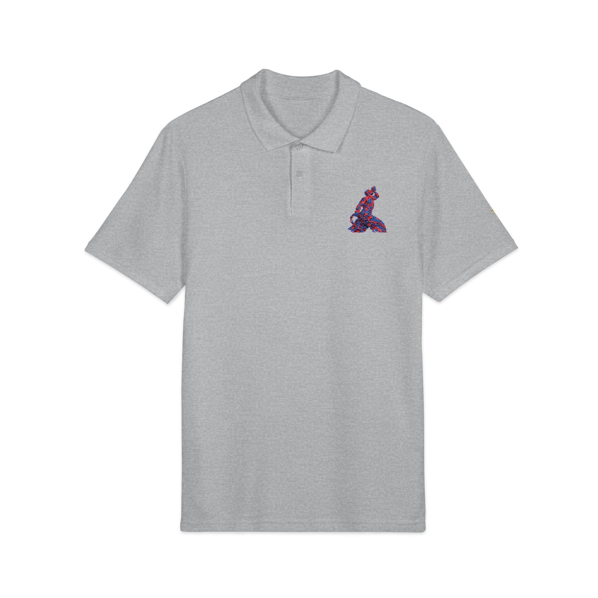 Embroidered Floral Bunny Polo Shirt