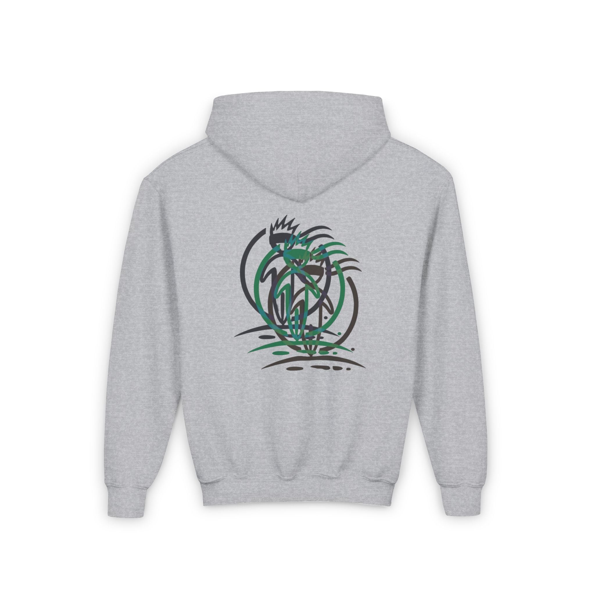 Crowned Figure Youth Hoodie Unisex Pullover Sweatshirt