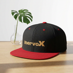 InervoX Minimal Logo Flat Bill Snapback Hat - Streetwear Cap