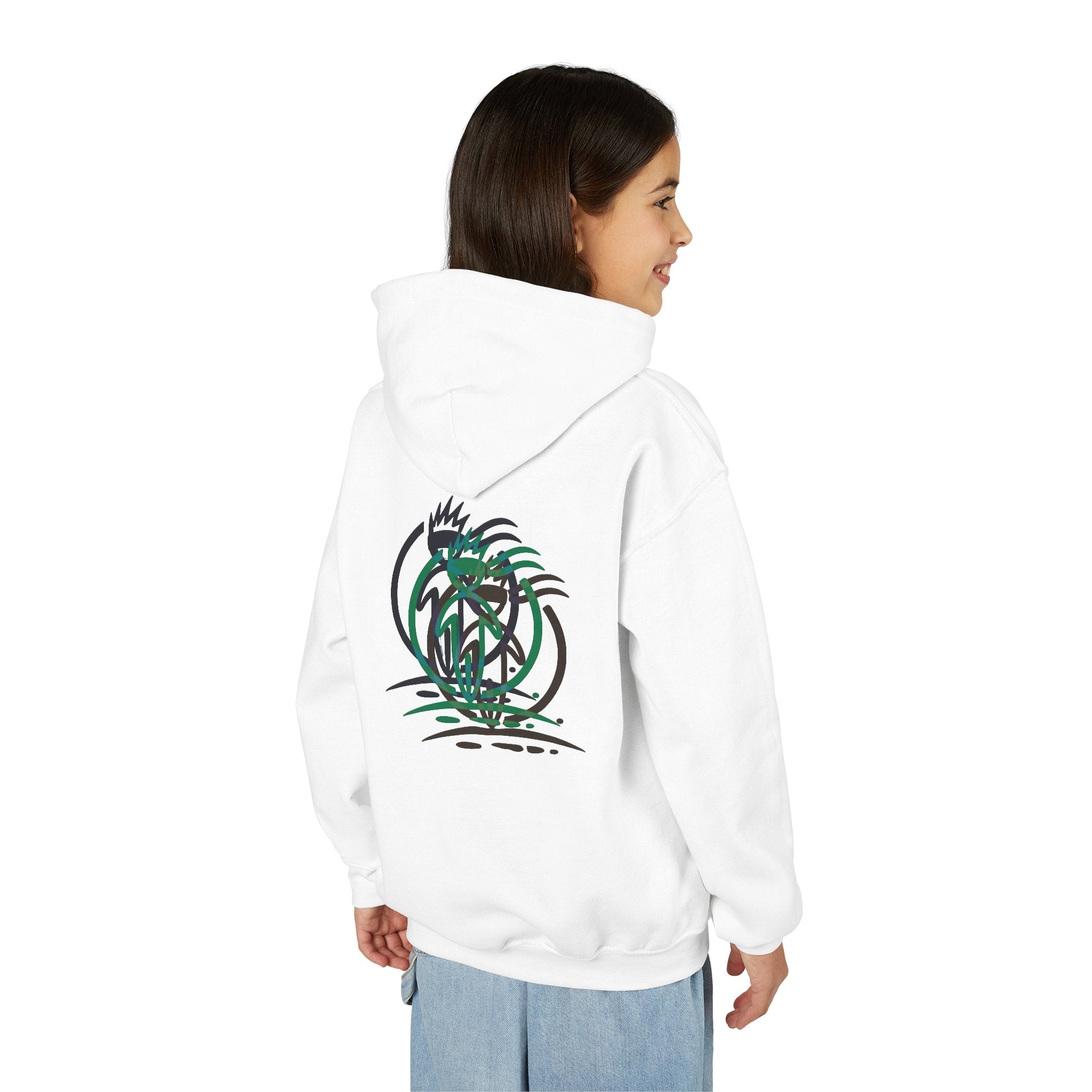 Crowned Figure Youth Hoodie Unisex Pullover Sweatshirt