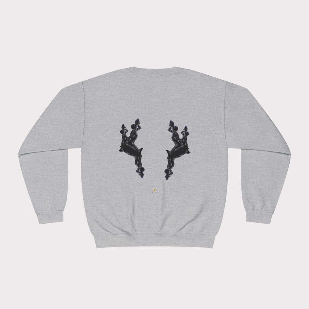 Crewneck Sweatshirt - Unisex Design InervoX Neg marron