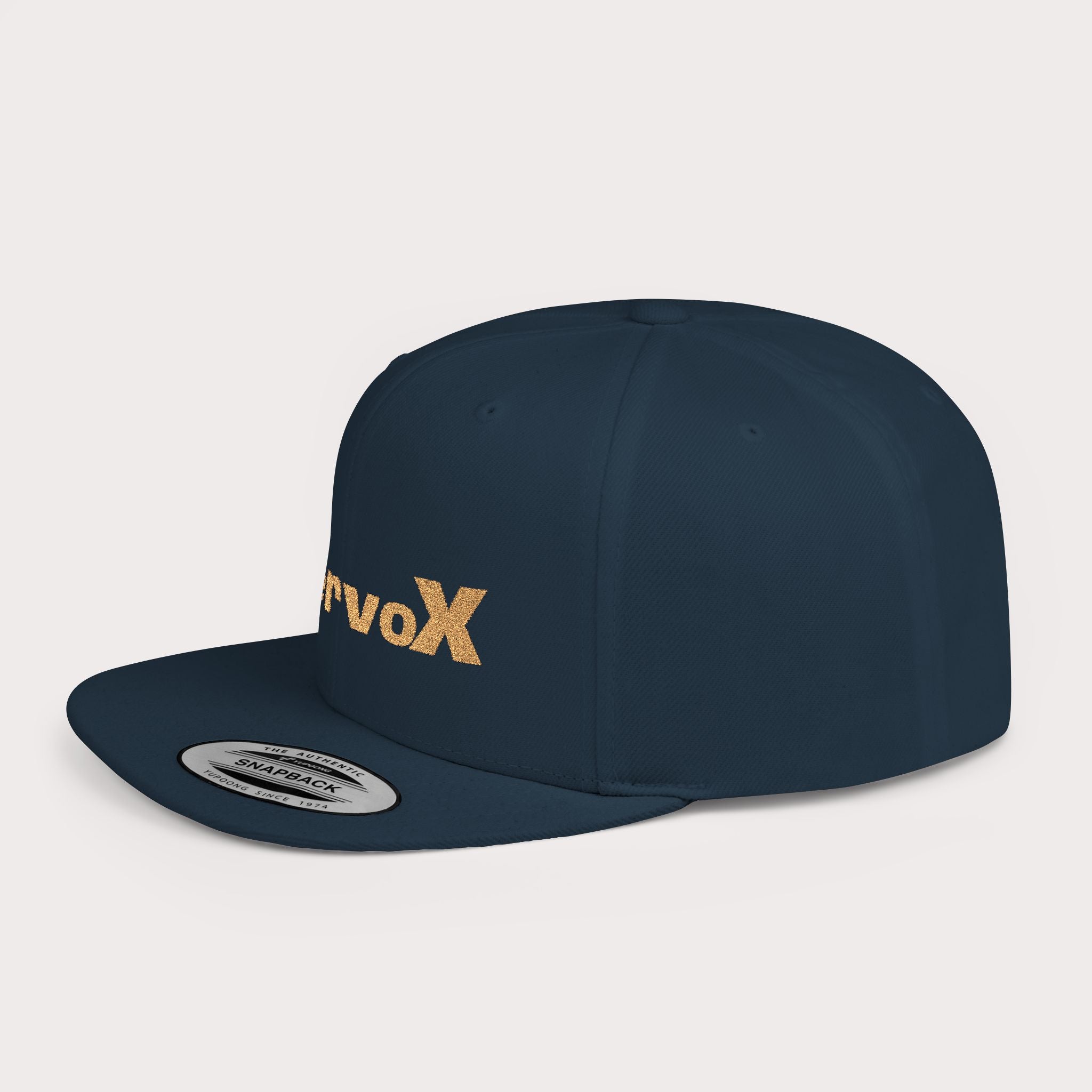 InervoX Minimal Logo Flat Bill Snapback Hat - Streetwear Cap